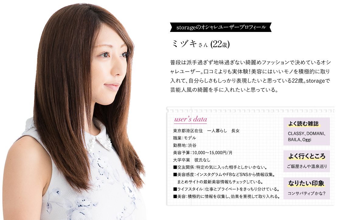 storageの「ワタシ」を徹底検証！